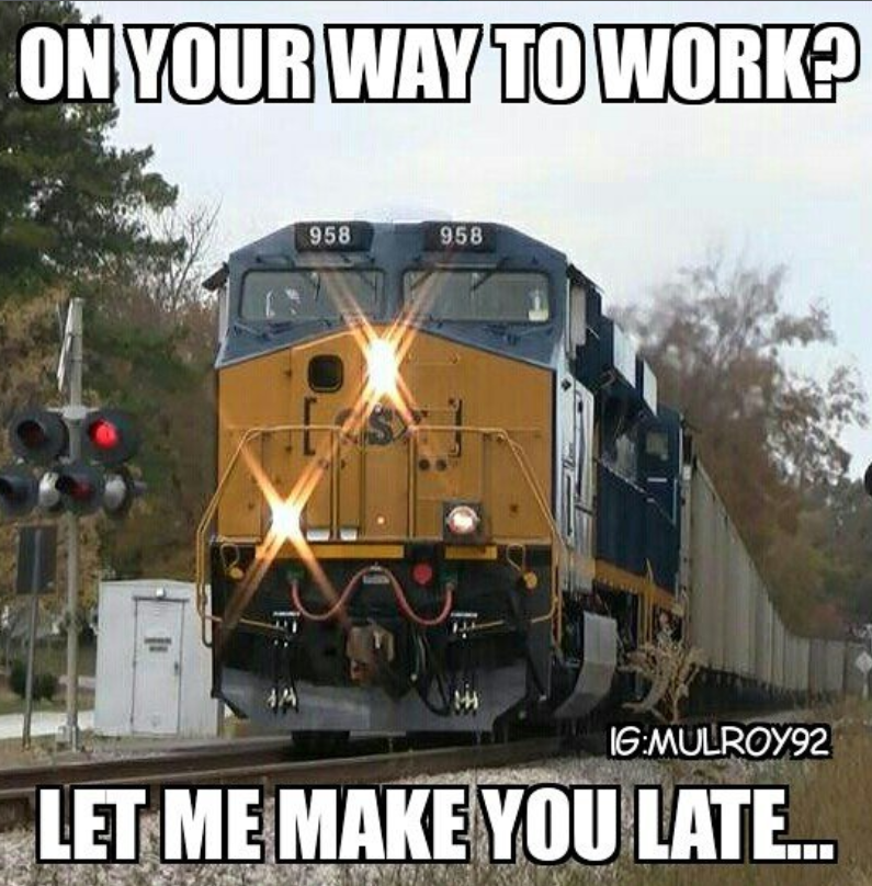 ON YOUR WAY TO WORK? 958 958 IG:MULROY92 LET ME MAKE YOU LATE...