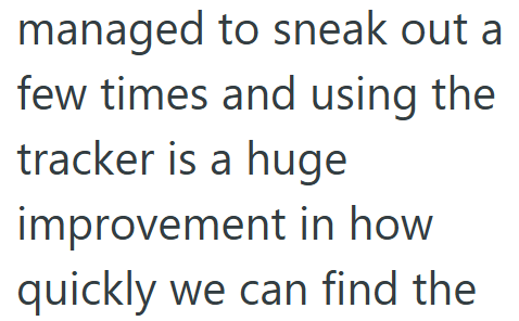 managed to sneak out a few times and using the tracker is a huge improvement in how quickly we can find the