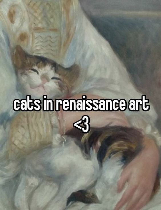 cats in renaissance art <3