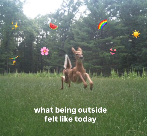 what being outside felt like today