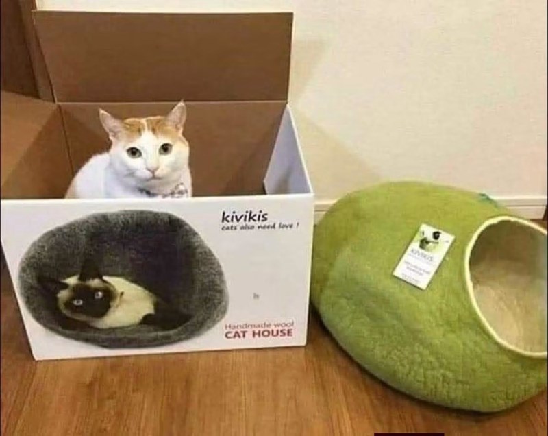 kivikis cats also need love! KIVINGS Handmade wool CAT HOUSE