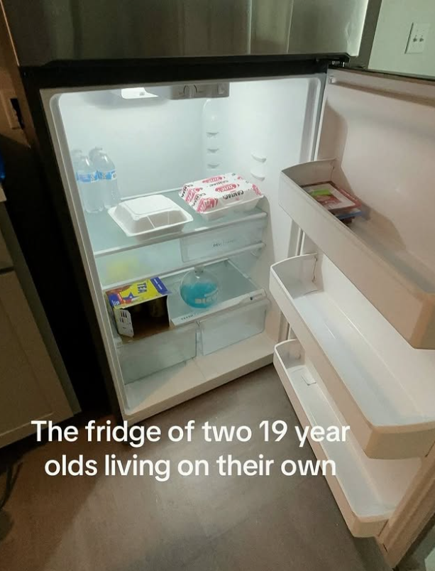TEA The fridge of two 19 year olds living on their own