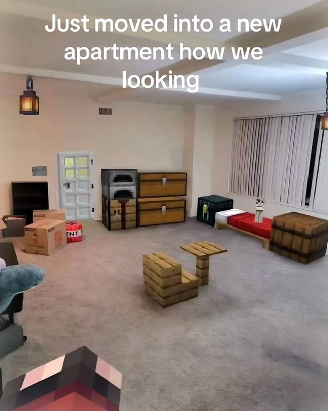 Just moved into a new apartment how we looking INT JU