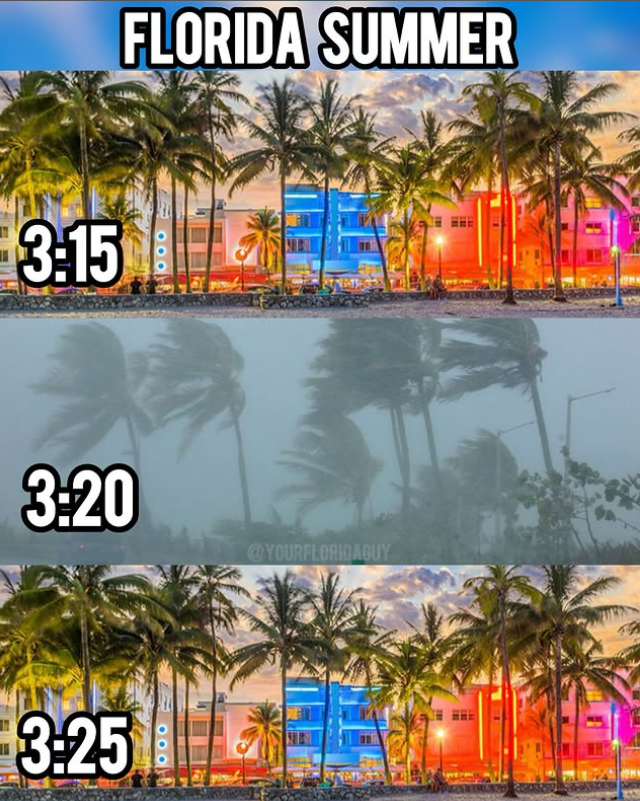 FLORIDA SUMMER 3:15 000 3:20 @YOURFLORIDAGUY 3.25
