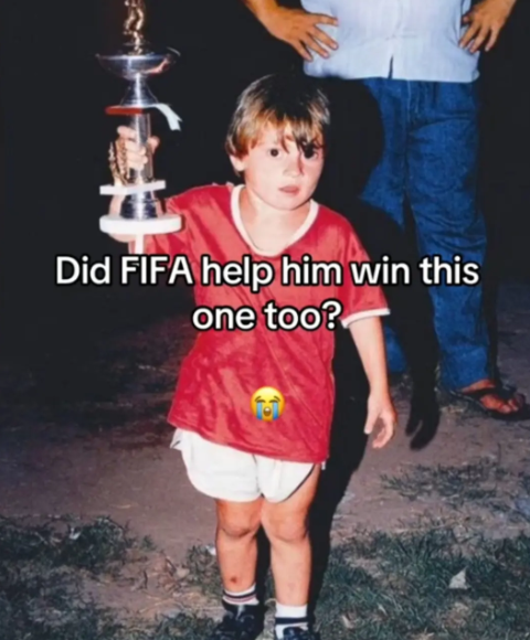 Did FIFA help him win this one too?