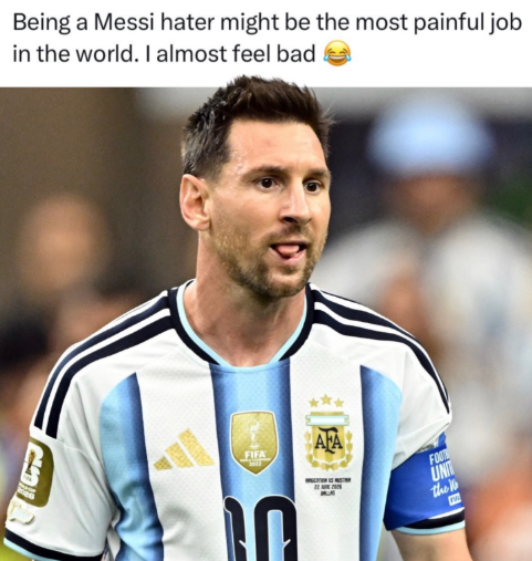 Being a Messi hater might be the most painful job in the world. I almost feel bad FIFA ՈՐ AFA FOOK UNIT the