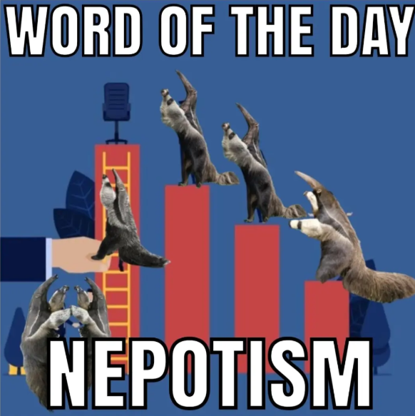 WORD OF THE DAY NEPOTISM