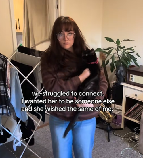 we struggled to connect. I wanted her to be someone else and she wished the same of me.