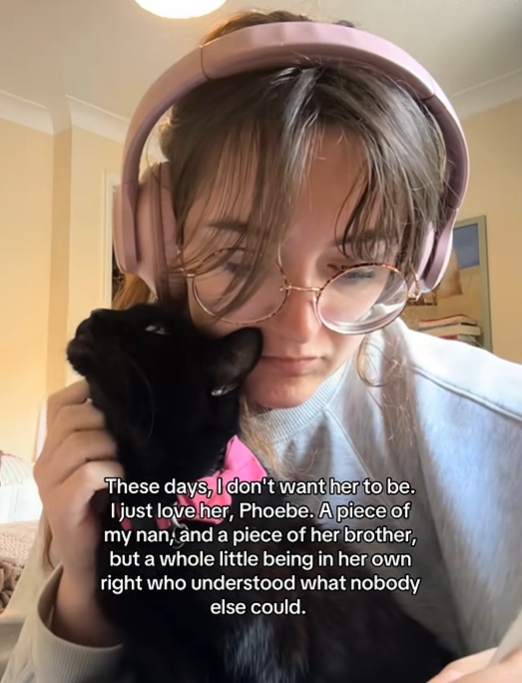 These days, I don't want her to be. I just love her, Phoebe. A piece of my nan, and a piece of her brother, but a whole little being in her own right who understood what nobody else could.