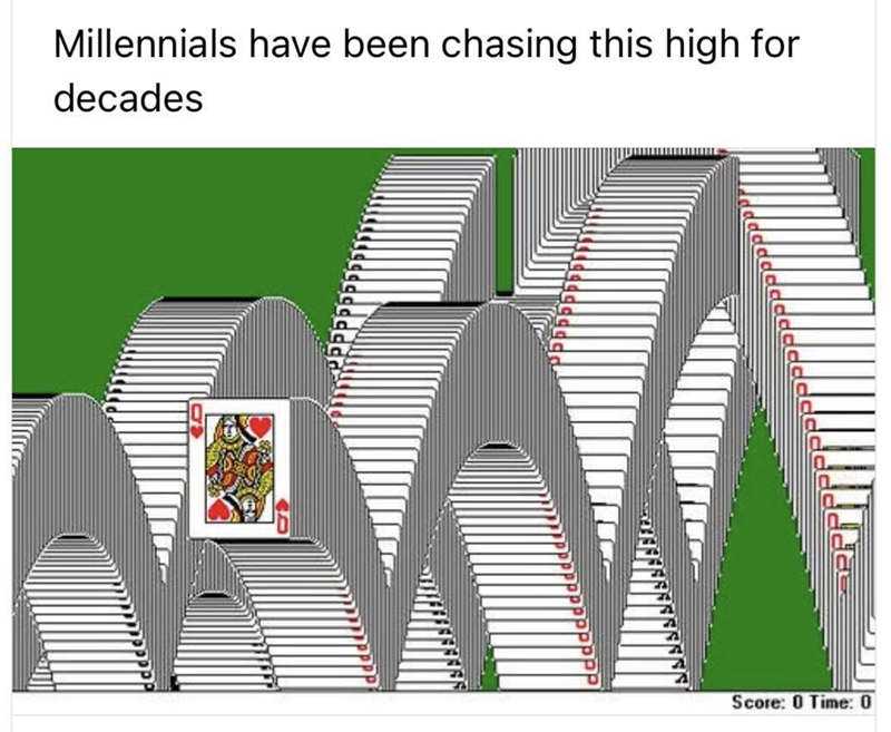 Millennials have been chasing this high for decades Score: 0 Time: 0