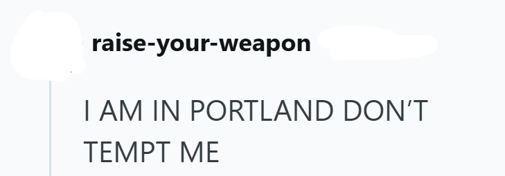 raise-your-weapon I AM IN PORTLAND DON'T TEMPT ME