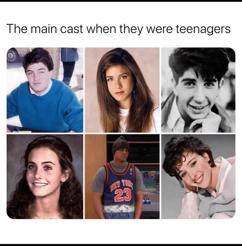 The main cast when they were teenagers NEW YOR 23