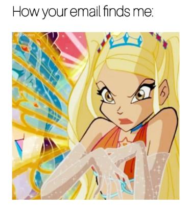 How your email finds me: