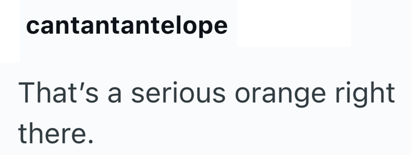 cantantantelope That's a serious orange right there.