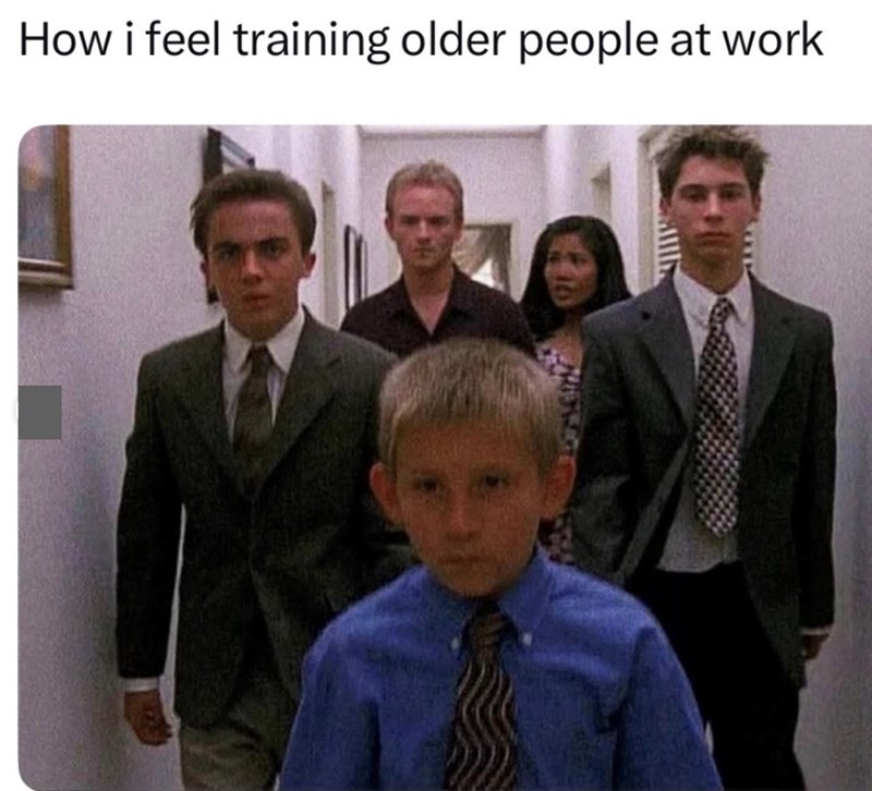 How i feel training older people at work