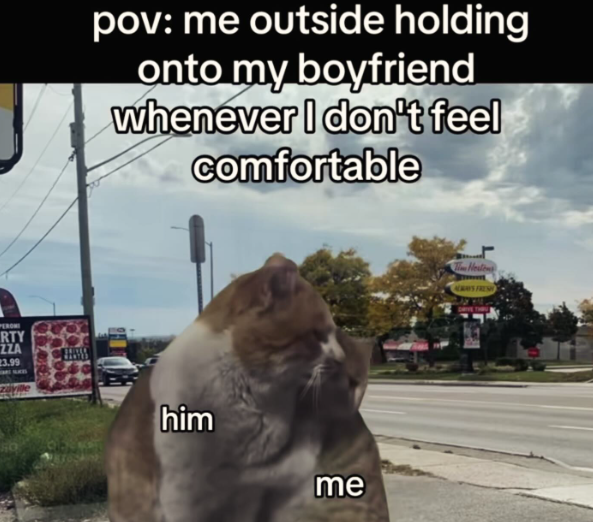 RTY ZZA 23.99 pov: me outside holding onto my boyfriend whenever I don't feel comfortable him me Tim Hortons ALWAYS FRESH