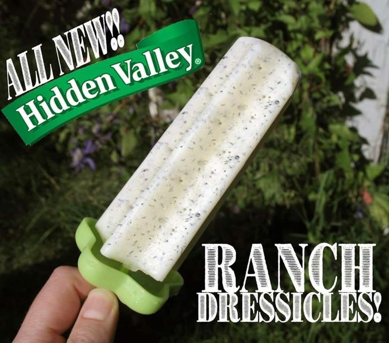 ALL NEW!! Hidden Valley. RANCH DRESSICLES!