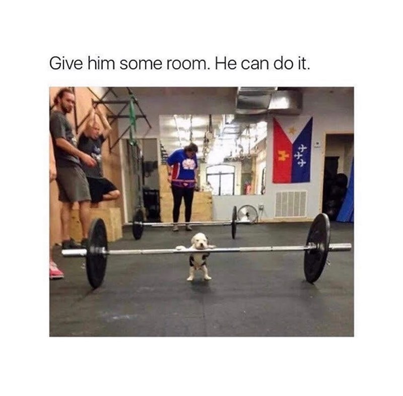 Give him some room. He can do it. +++