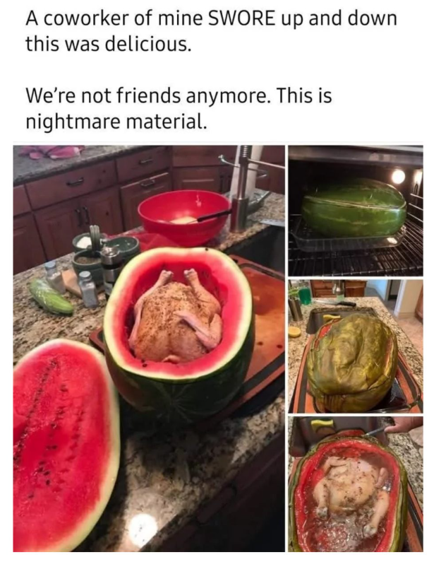 A coworker of mine SWORE up and down this was delicious. We're not friends anymore. This is nightmare material.