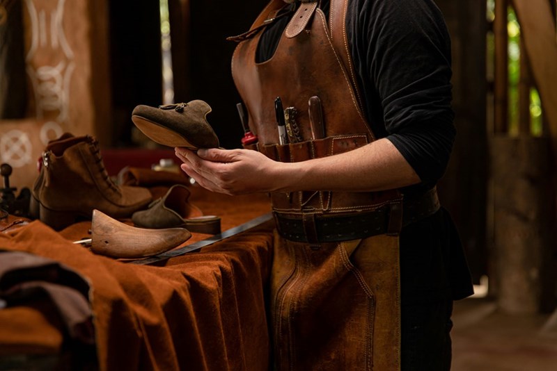 A working cobbler.