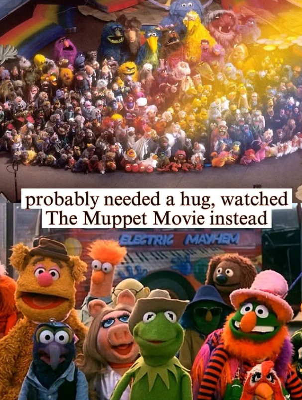 probably needed a hug, watched The Muppet Movie instead ELECTRIC MAYHEM