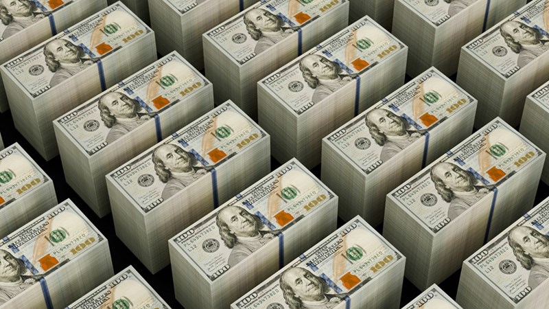 Money, US dollars, visual representation.