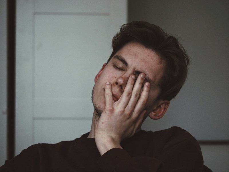 frustrated man