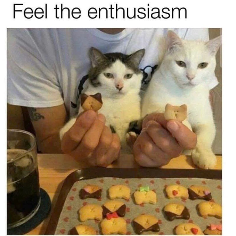 Feel the enthusiasm