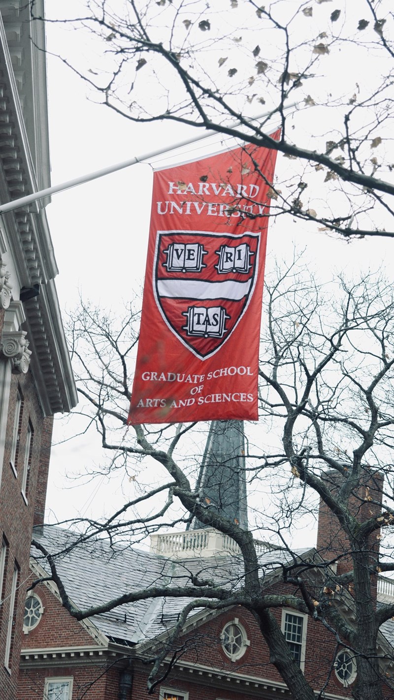 harvard university banner
