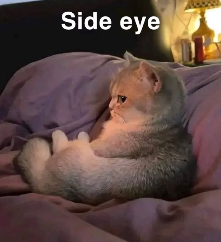 Side eye