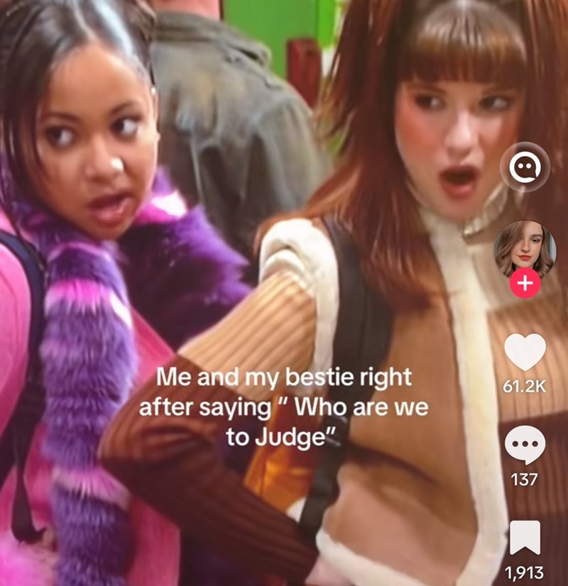 Me and my bestie right after saying "Who are we to Judge" Х 61.2K 137 1,913