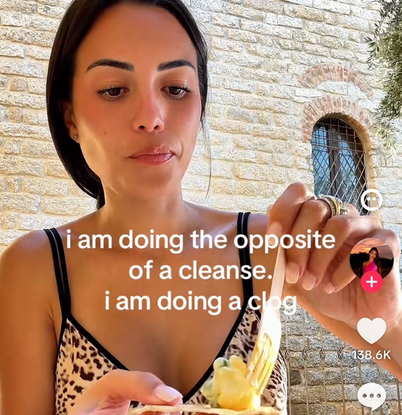 i am doing the opposite of a cleanse. i am doing a clog + 138.6K