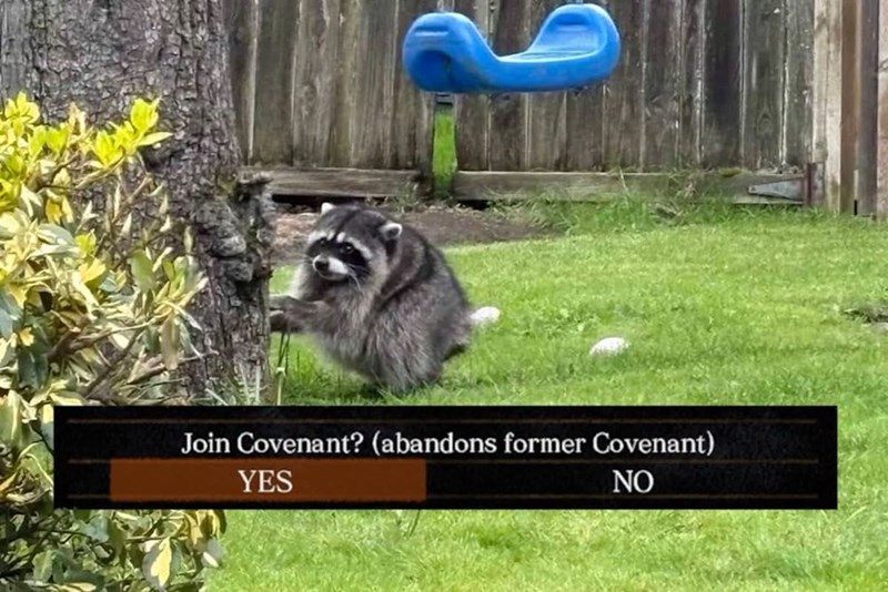 Join Covenant? (abandons former Covenant) YES NO