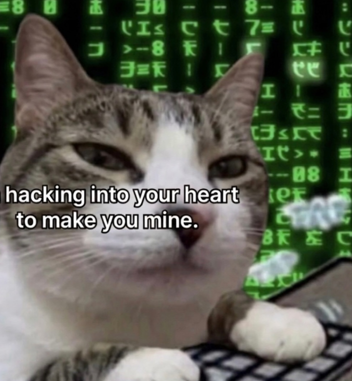 88 38 8- Is ct 7= 1 J-8 FIE 3= 1 天 L C tec I ・ニ 3 hacking into your heart to make you mine. It= -88 I et BR & C