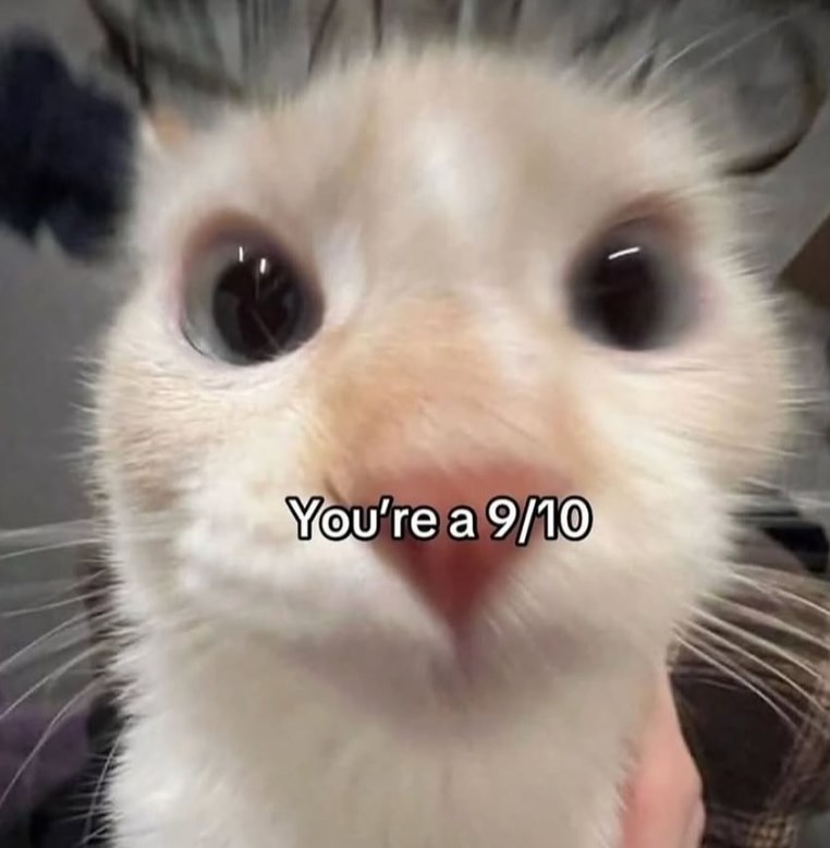 You're a 9/10