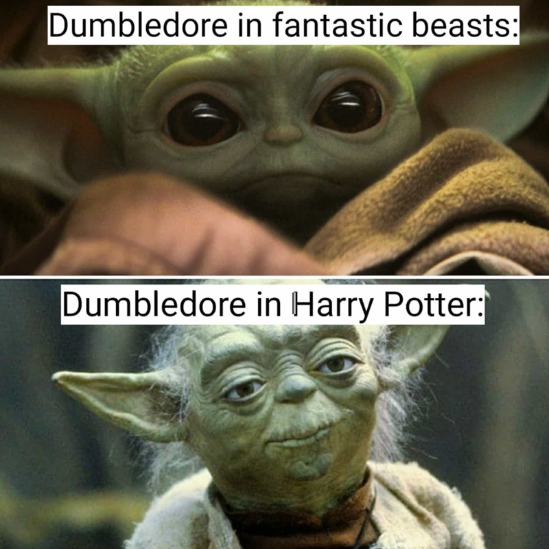 Dumbledore in fantastic beasts: Dumbledore in Harry Potter:
