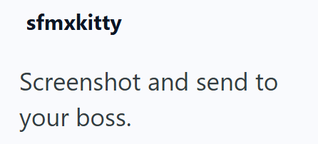 sfmxkitty Screenshot and send to your boss.