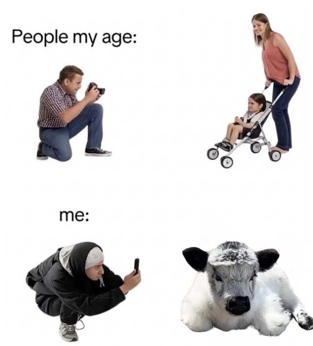 People my age: Σ me: