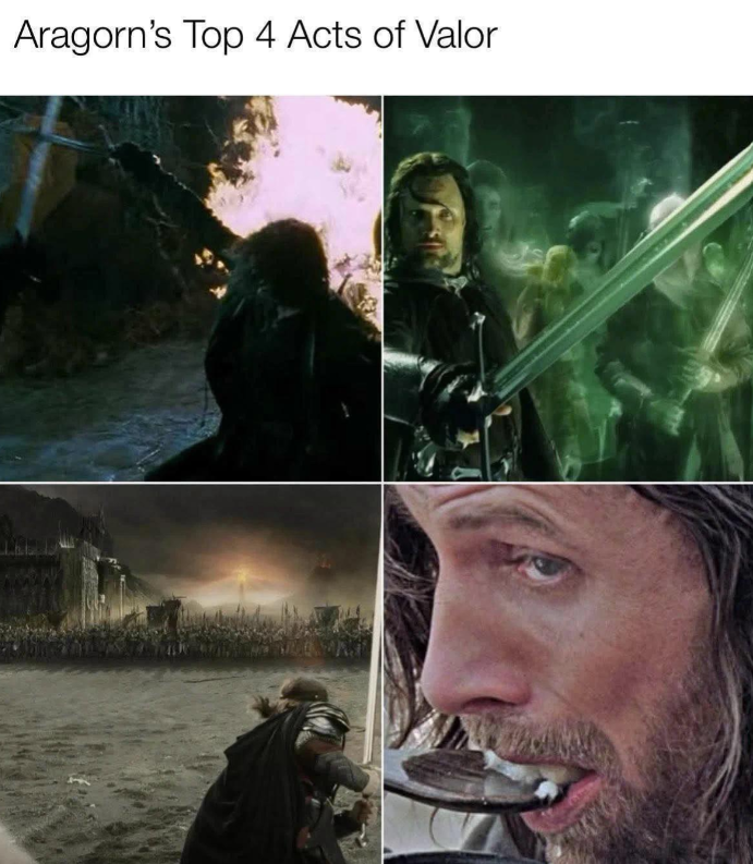 Aragorn's Top 4 Acts of Valor