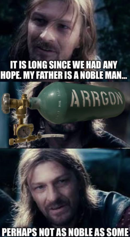 IT IS LONG SINCE WE HAD ANY HOPE. MY FATHER IS A NOBLE MAN... Text MONG ARRGON PERHAPS NOT AS NOBLE AS SOME