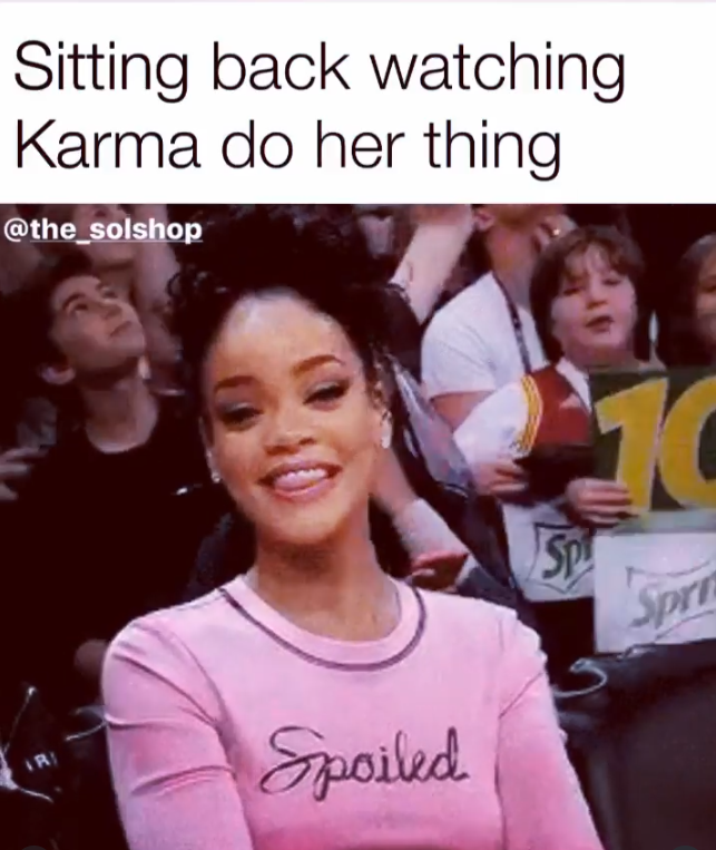 Sitting back watching Karma do her thing @the_solshop R Spoiled Sp K Spri