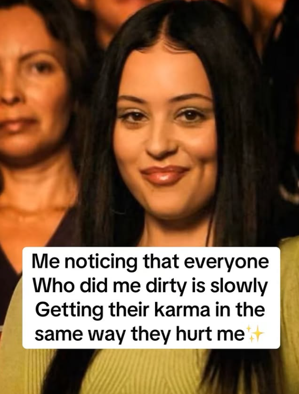 Me noticing that everyone Who did me dirty is slowly Getting their karma in the same way they hurt me++