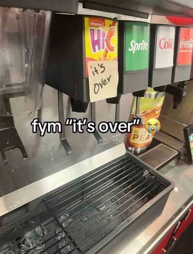 Vitamin C HIC it's Over Sprite Coke Co fym "it's over" PEA