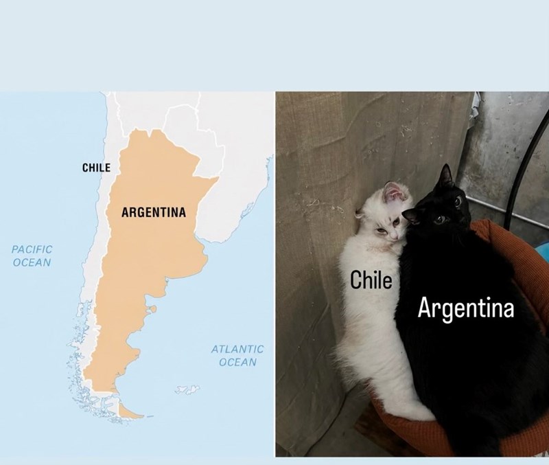 PACIFIC OCEAN CHILE ARGENTINA ATLANTIC OCEAN Chile Argentina