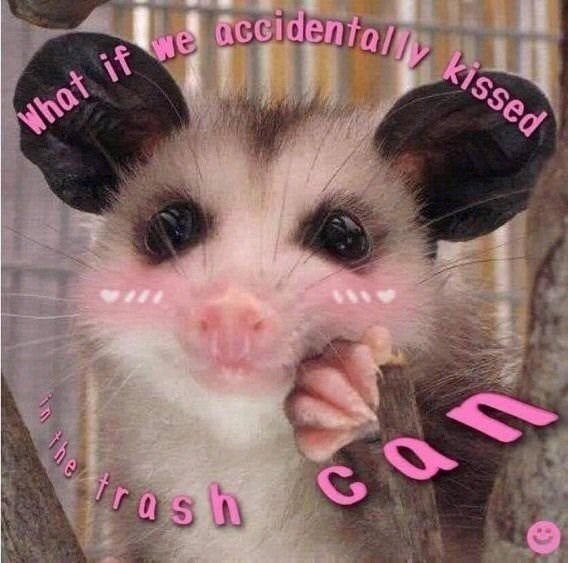 What if we accidentally kissed trash can