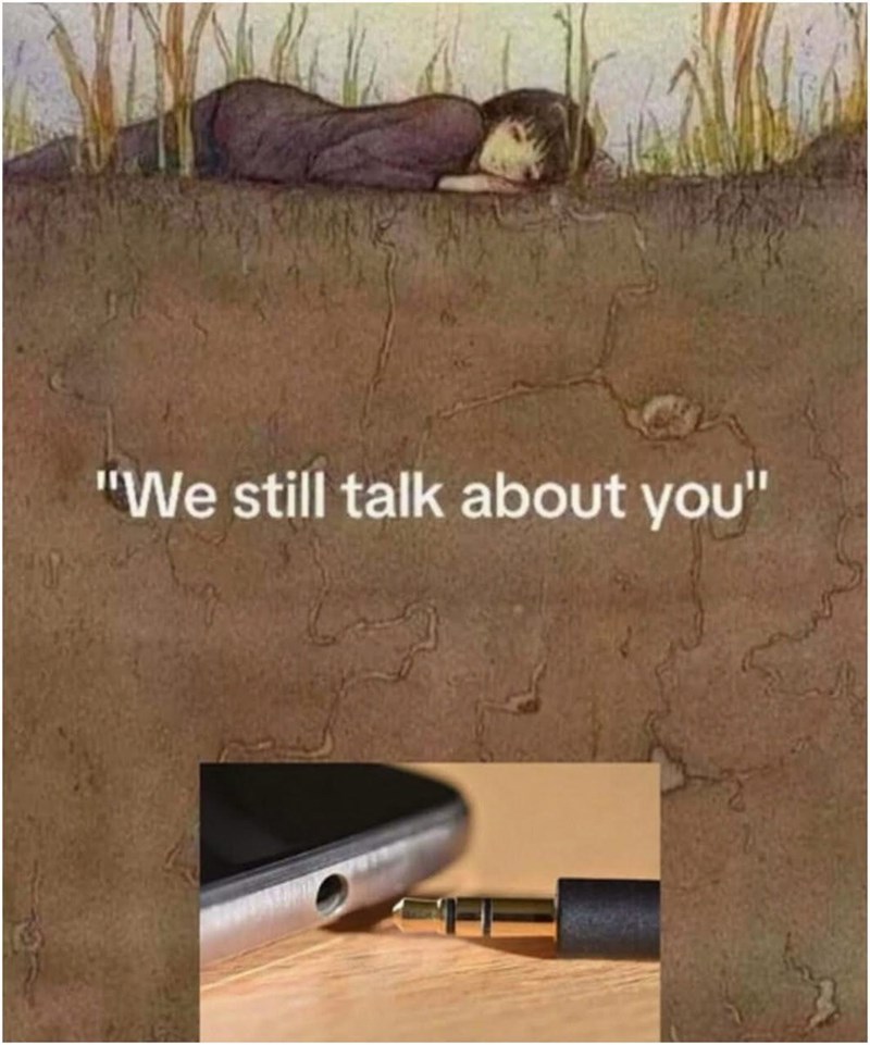 "We still talk about you"