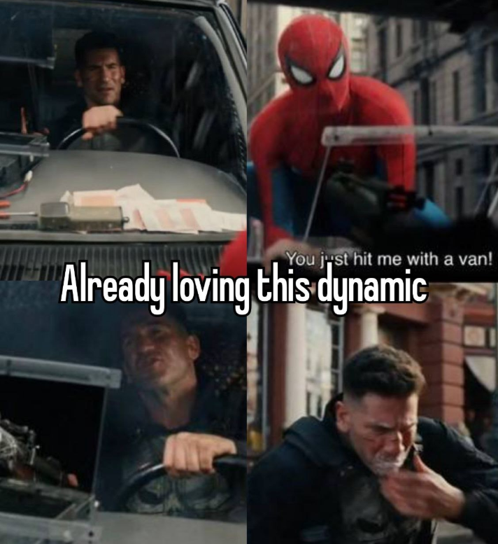 You just hit me with a van! Already loving this dynamic