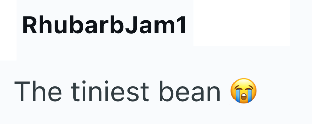 RhubarbJam1 The tiniest bean