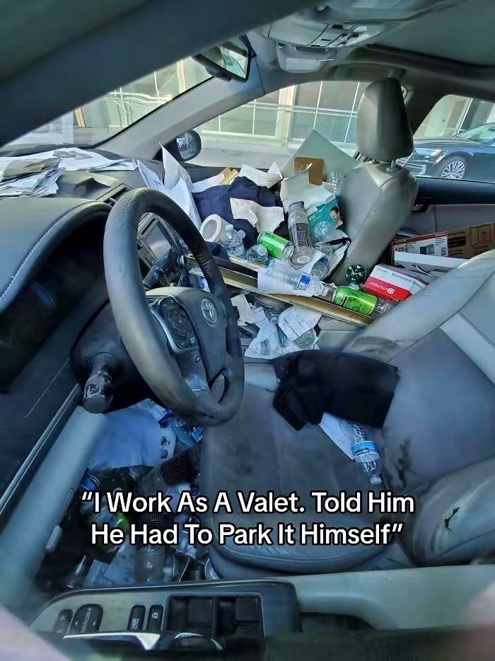 uss "I Work As A Valet. Told Him He Had To Park It Himself" 125