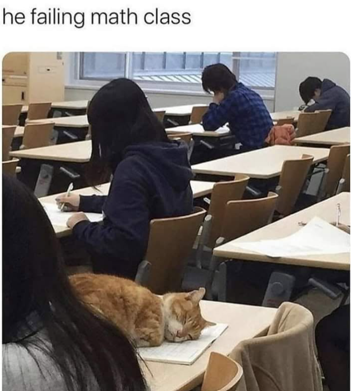 he failing math class MIN